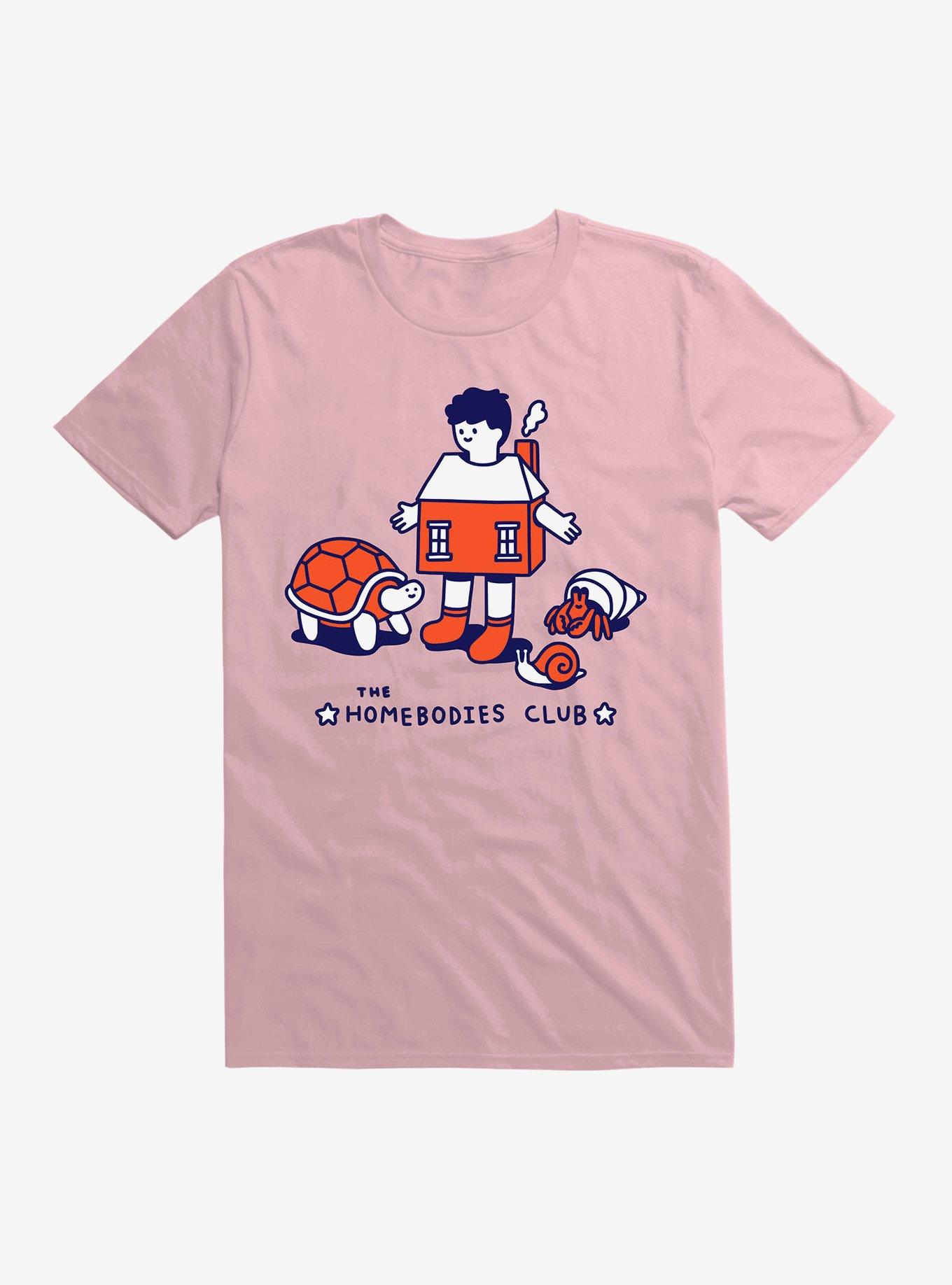 The Homebodies Club T-Shirt, LIGHT PINK, hi-res