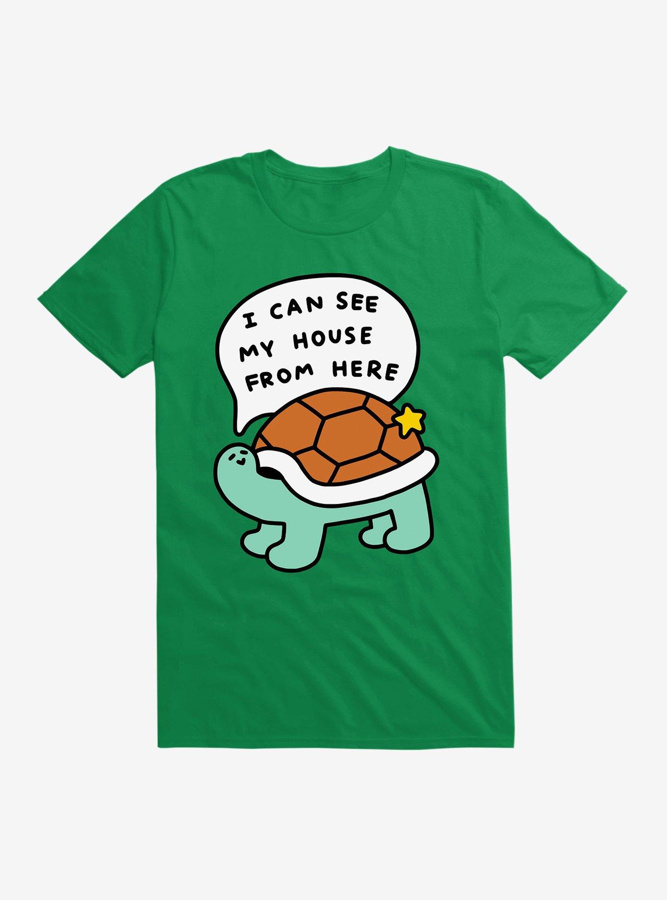 Turtle House T-Shirt, KELLY GREEN, hi-res