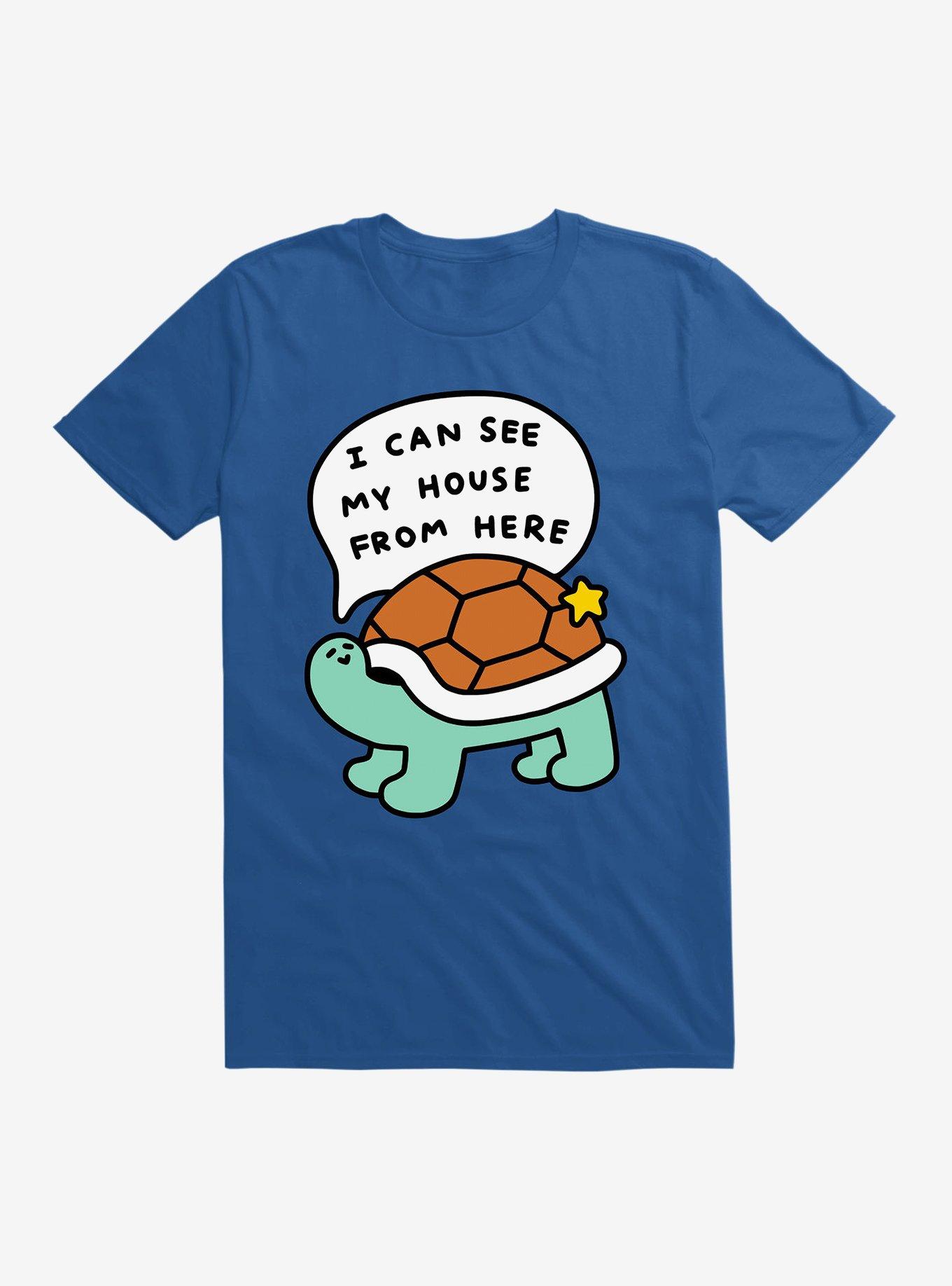 Turtle House T-Shirt, ROYAL, hi-res