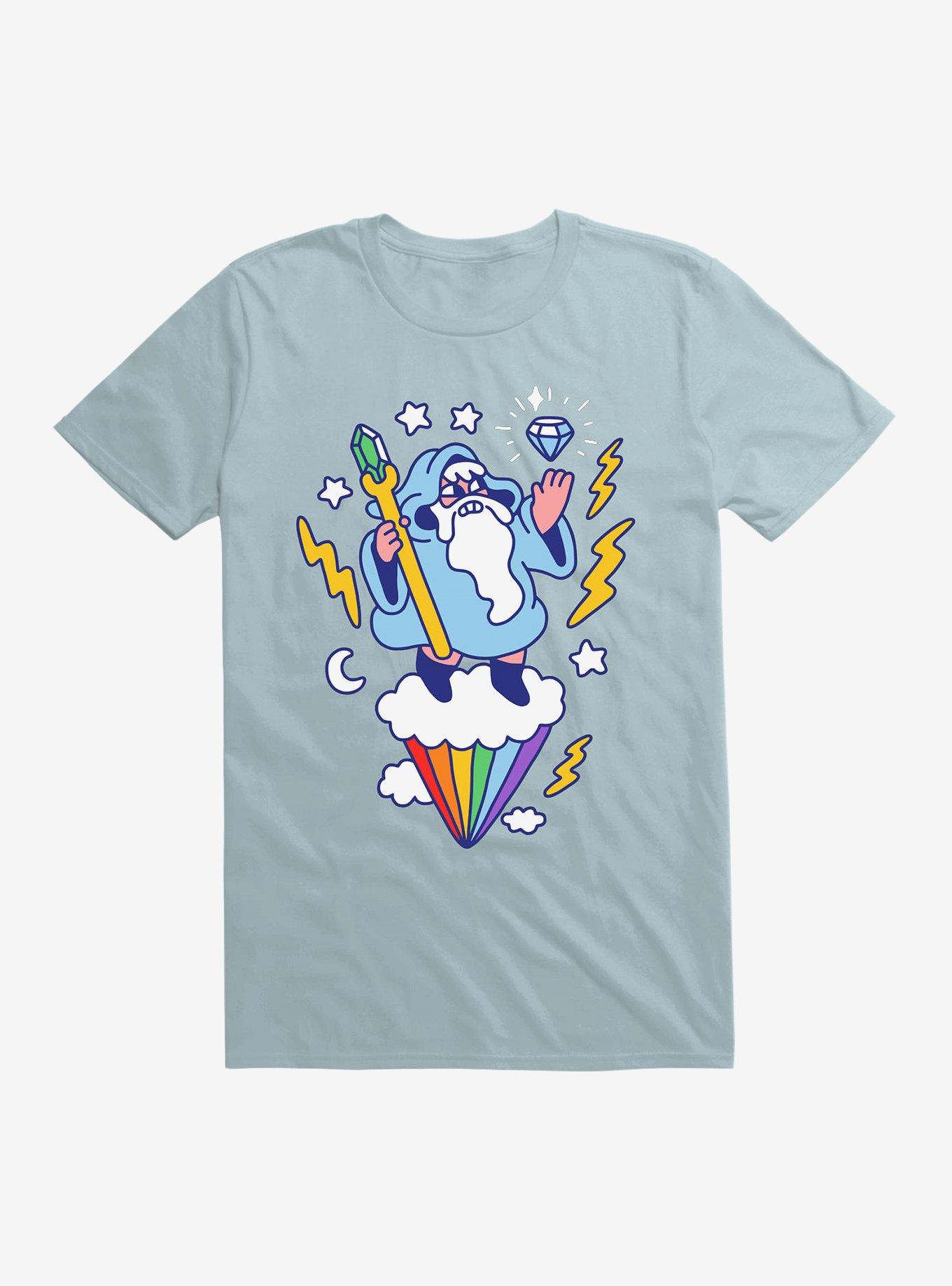 Wizard In The Sky T-Shirt, LIGHT BLUE, hi-res