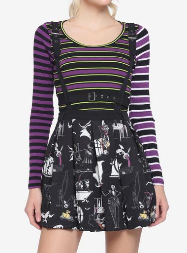 The Nightmare Before Christmas Harness Suspender Skirt