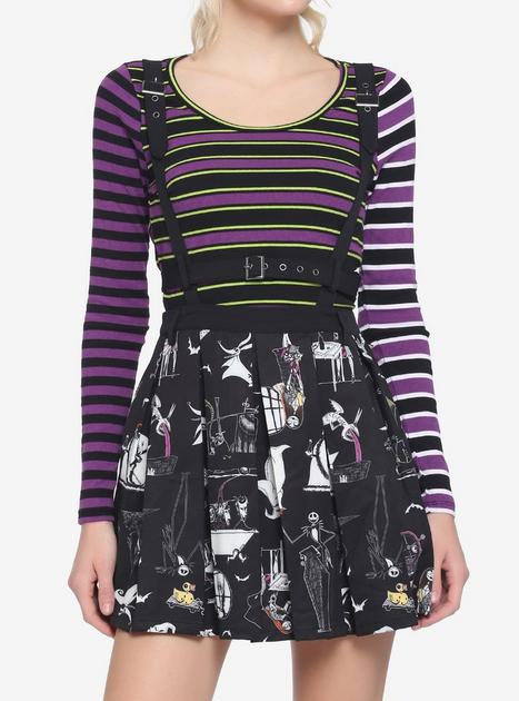 The Nightmare Before Christmas Harness Suspender Skirt | Hot Topic