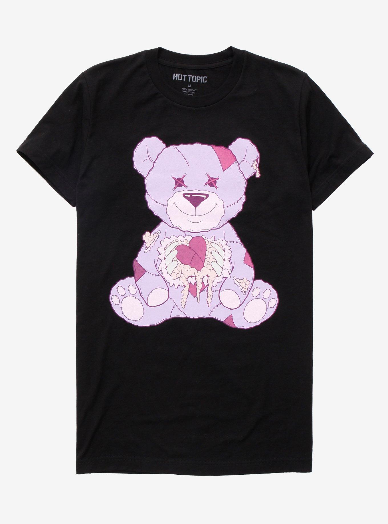 Zombie Teddy Bear Oversized Girls T-Shirt, MULTI, hi-res
