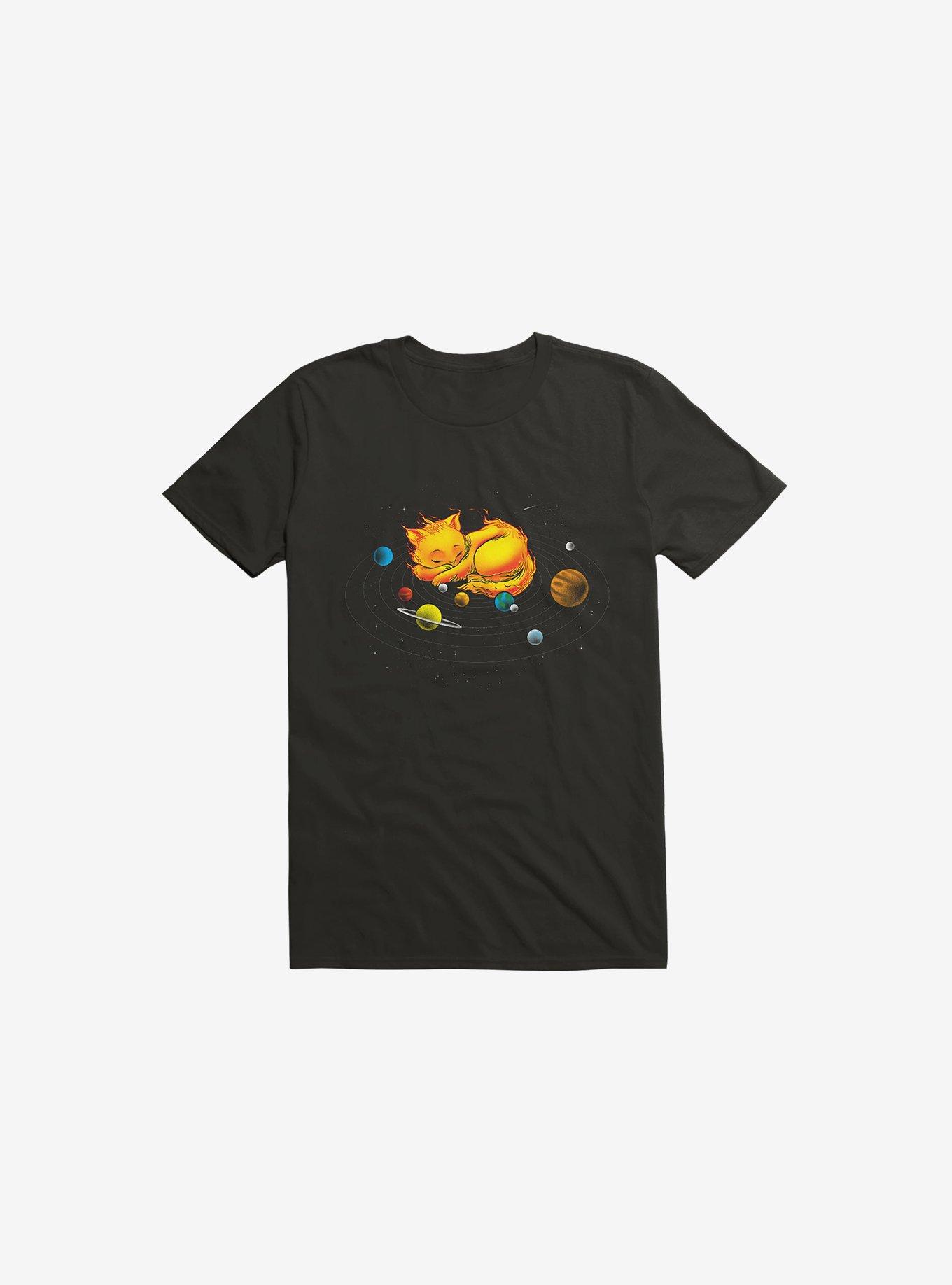 The Center Of MY Universe Cat Black T-Shirt, , hi-res