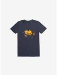 The Center Of MY Universe Cat Navy Blue T-Shirt, NAVY, hi-res