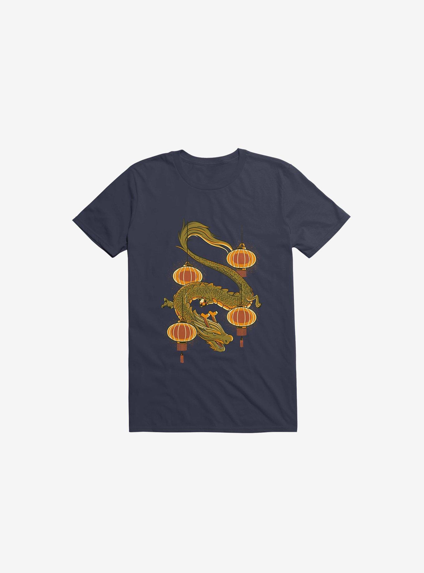 Dragon Fly Navy Blue T-Shirt