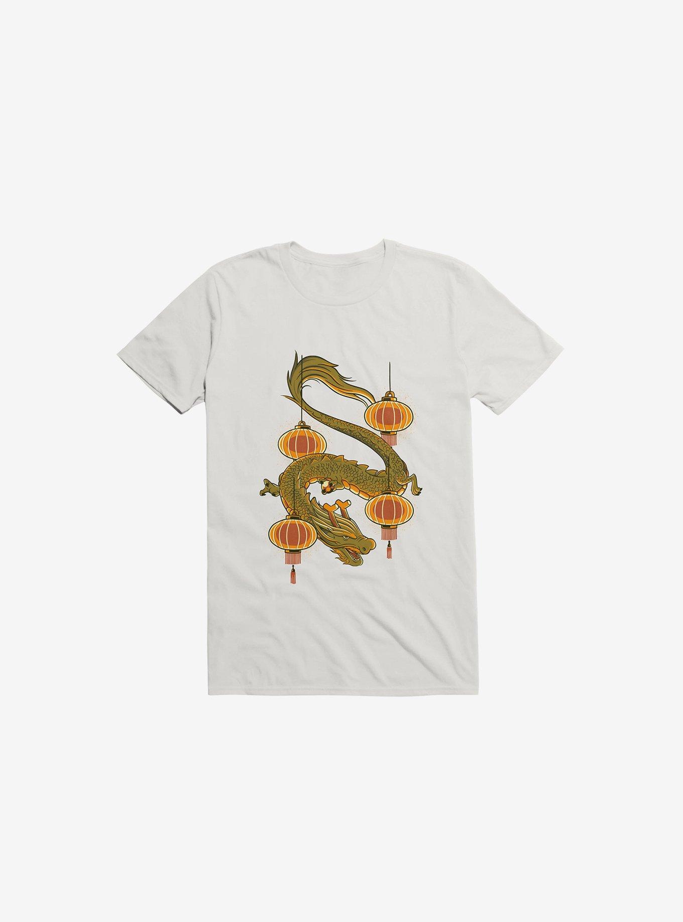 Dragon Fly White T-Shirt, WHITE, hi-res