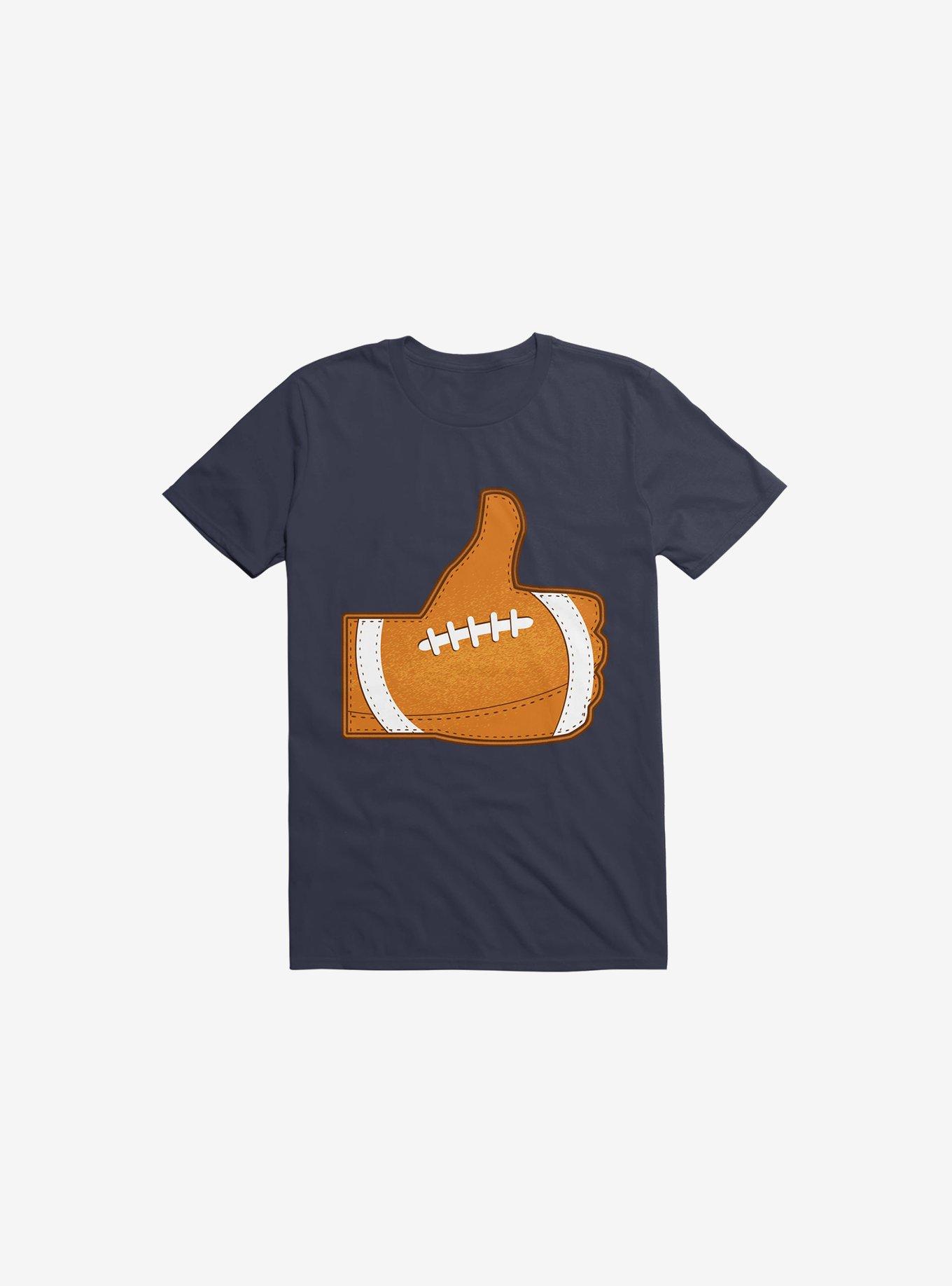 I Love Football 2.0 Navy Blue T-Shirt, NAVY, hi-res