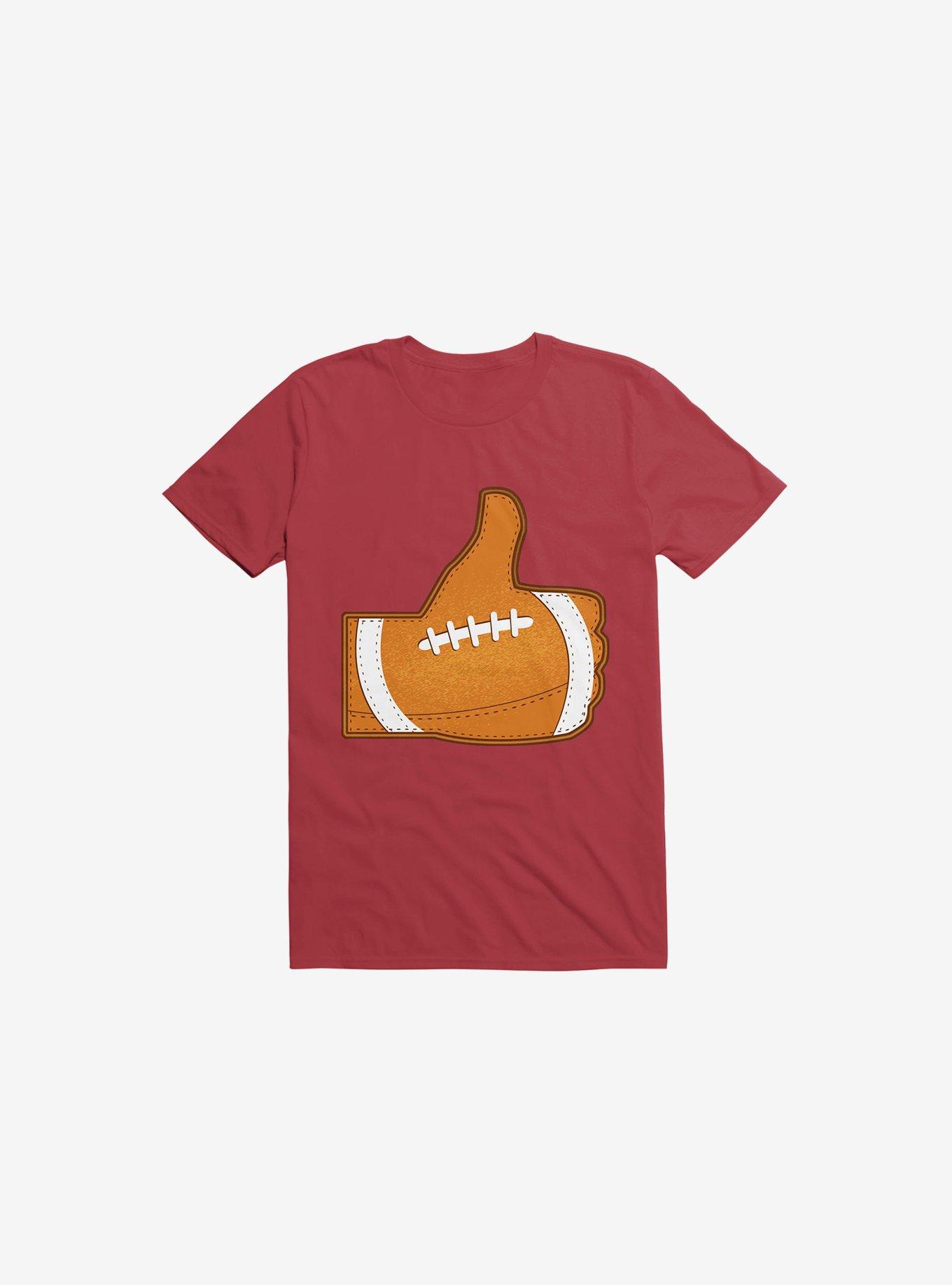 I Love Football 2.0 Red T-Shirt, RED, hi-res