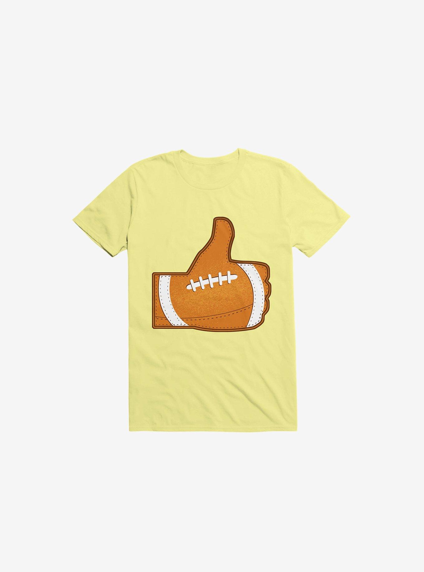 I Love Football 2.0 Corn Silk Yellow T-Shirt, CORN SILK, hi-res
