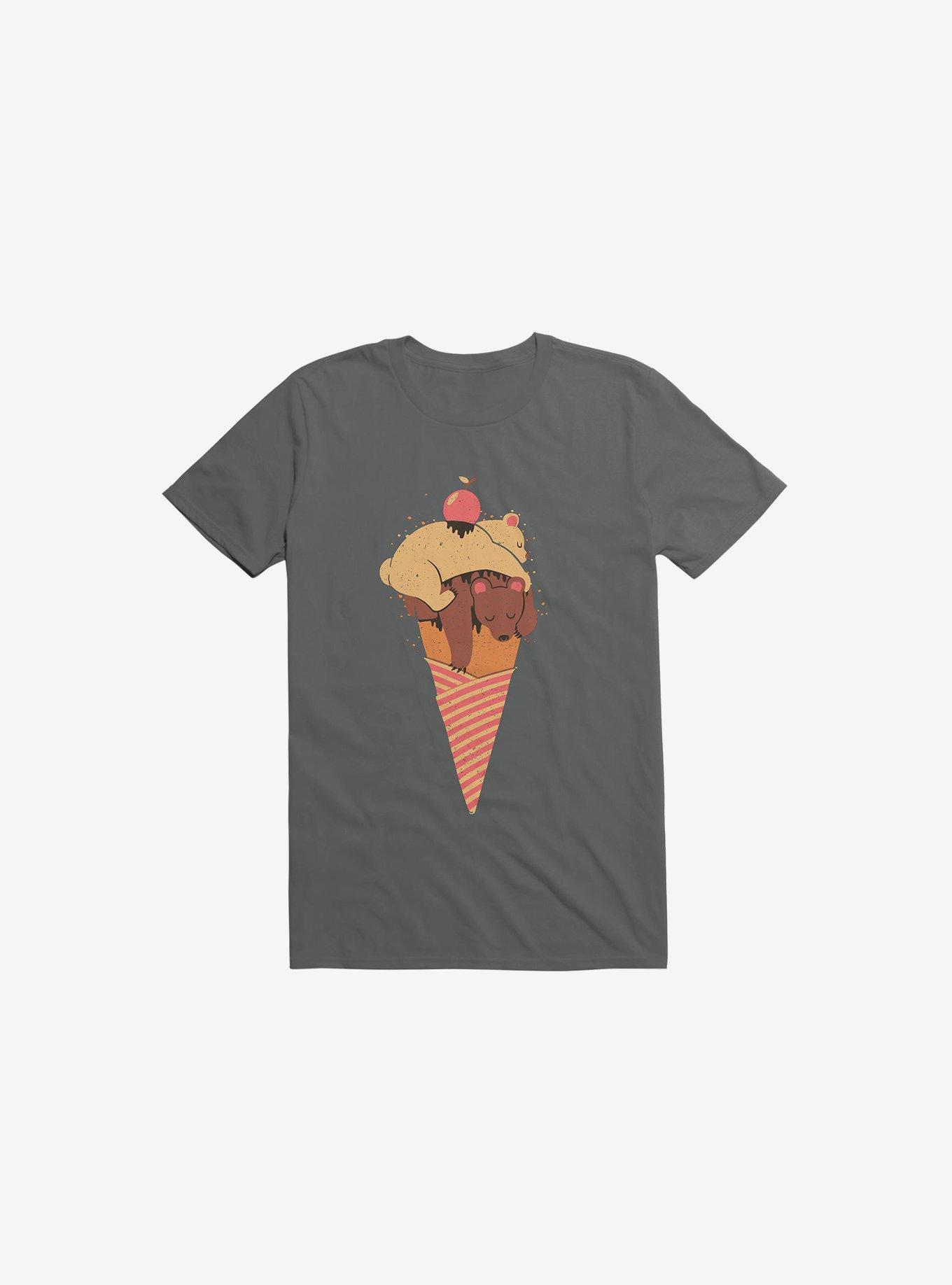 Ice Cream Bears Charcoal Grey T-Shirt, , hi-res