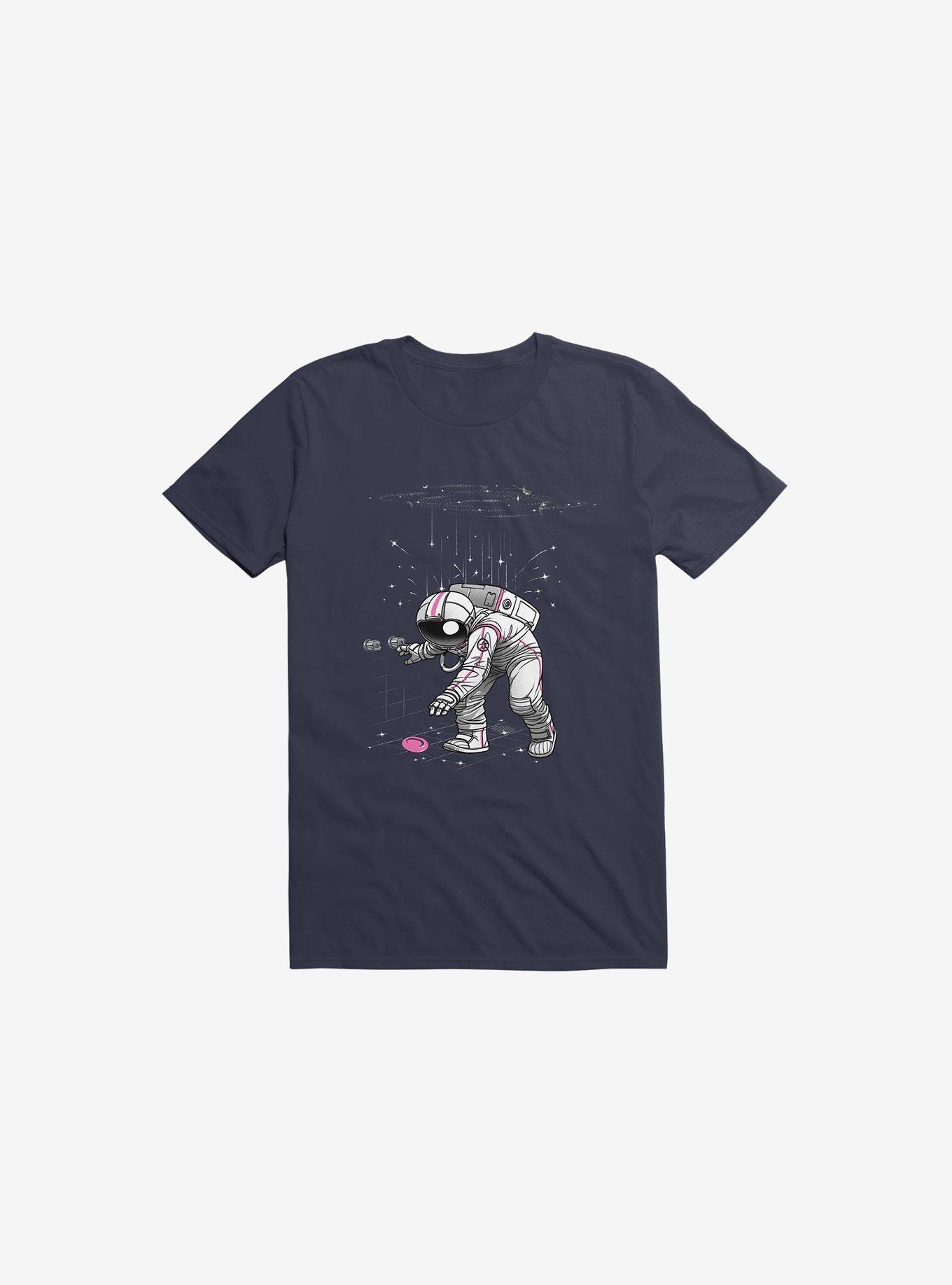 Meteor Shower Navy Blue T-Shirt, , hi-res