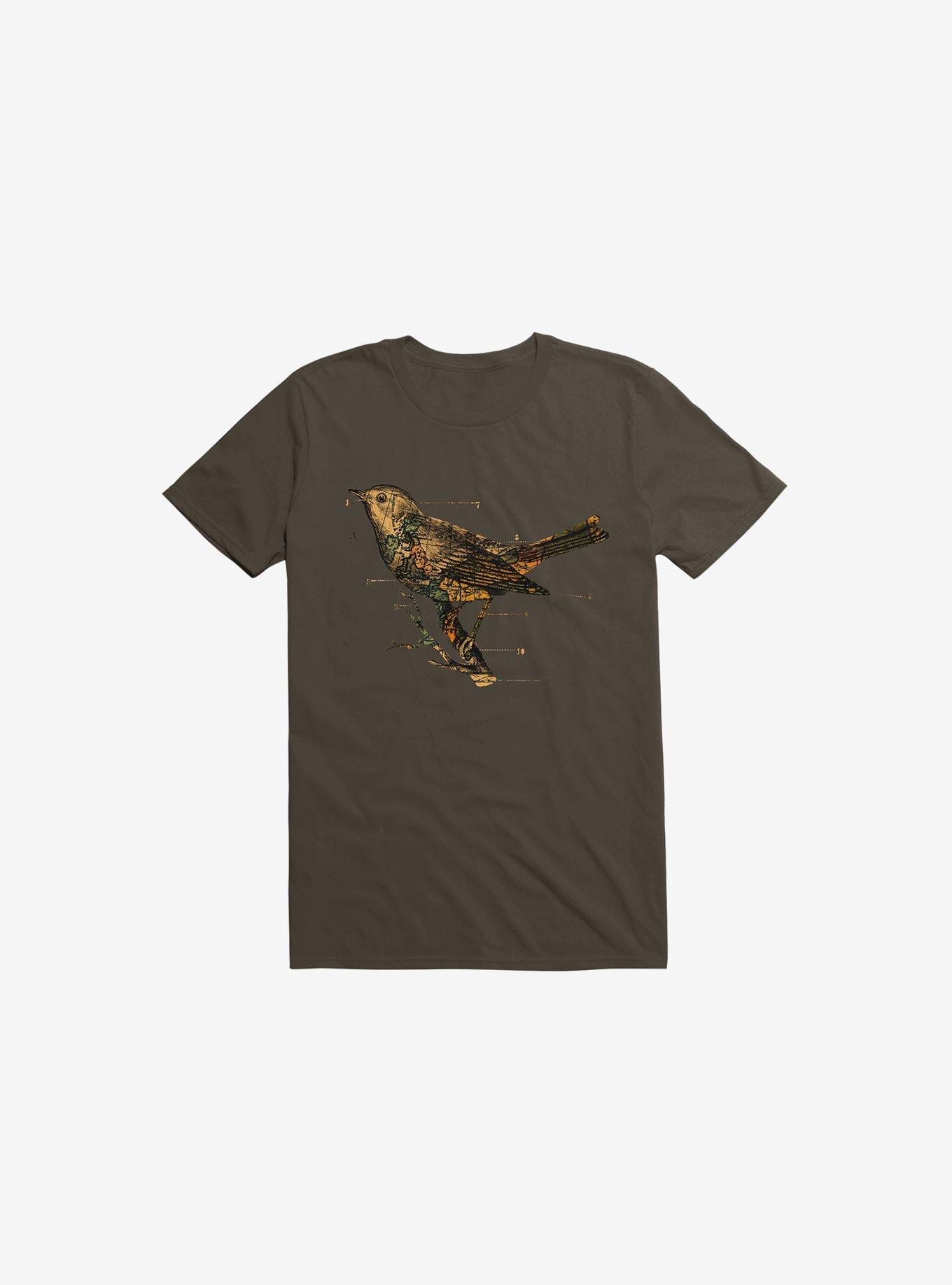 Migration Brown T-Shirt, BROWN, hi-res