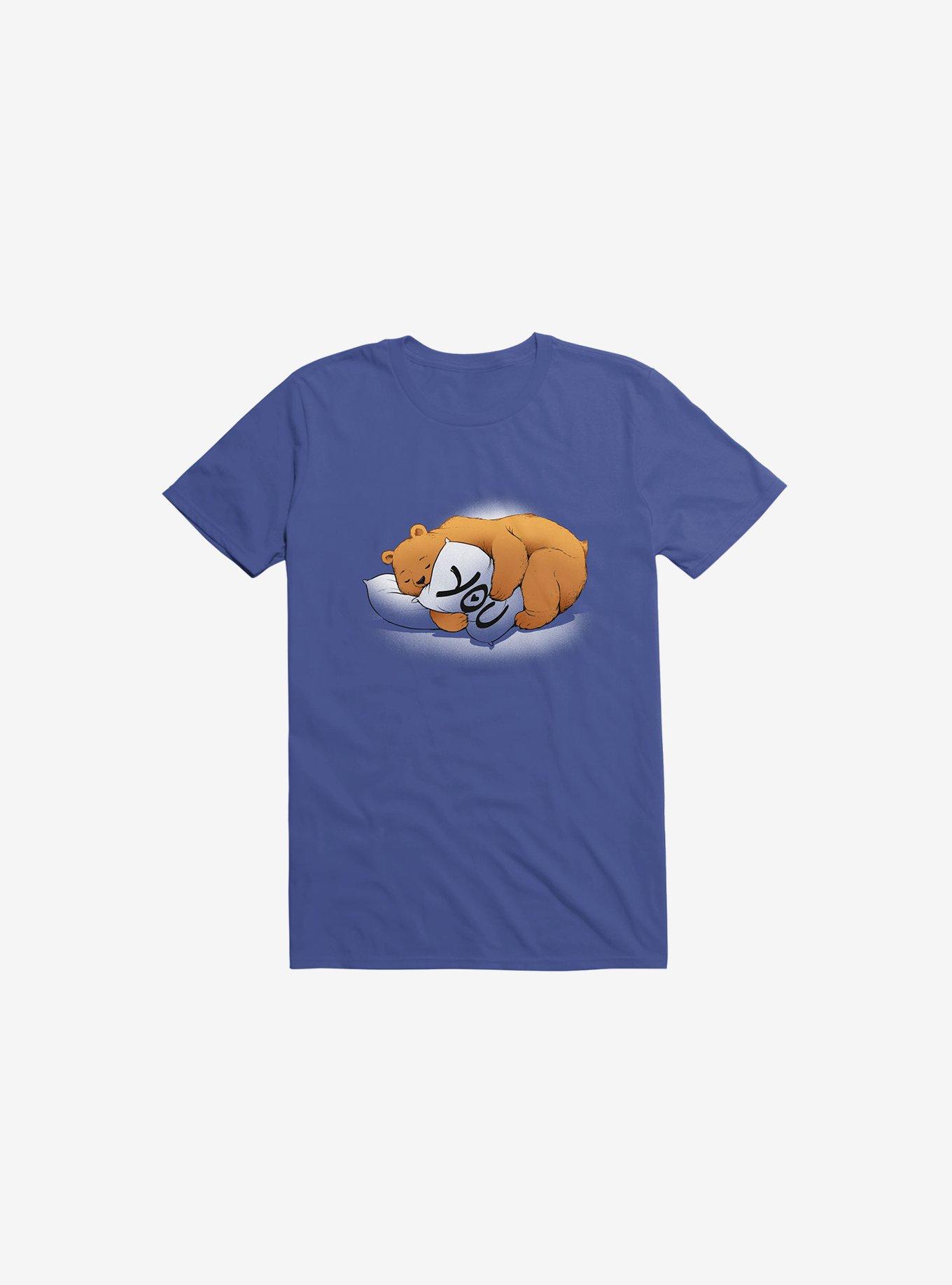 Missing You Bear Royal Blue T-Shirt, , hi-res