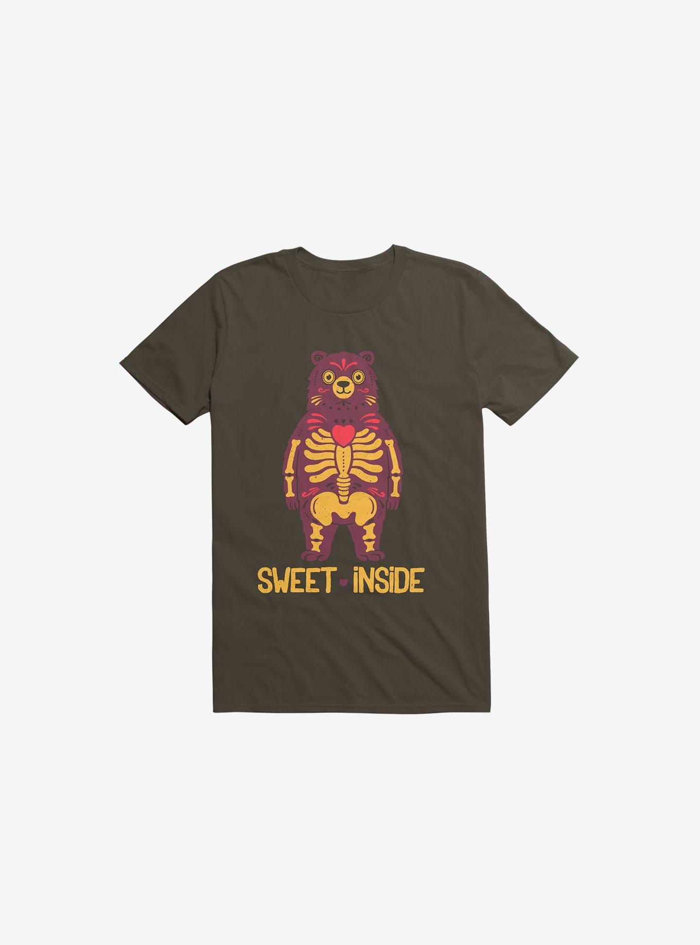 Sweet Inside T-Shirt, BROWN, hi-res