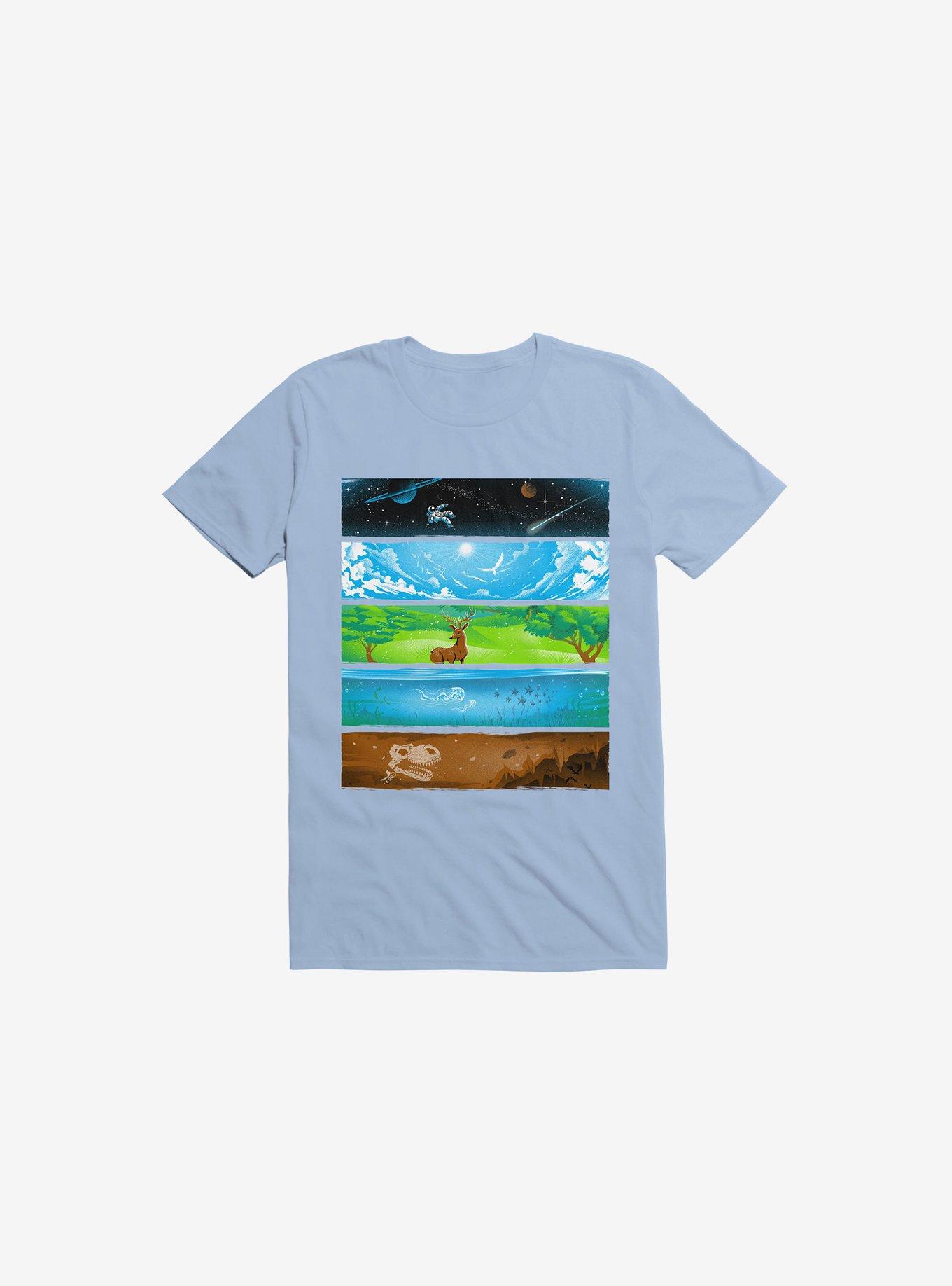 Across The Earth Light Blue T-Shirt, , hi-res