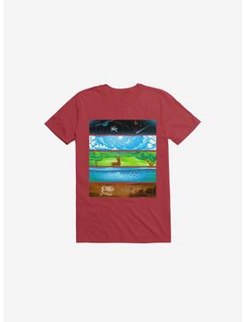 Across The Earth Red T-Shirt, , hi-res