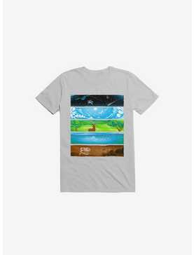 Across The Earth Ice Grey T-Shirt, , hi-res