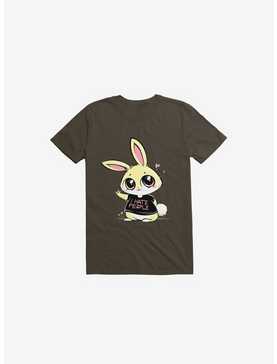 I Hate People Bunny Brown T-Shirt, , hi-res