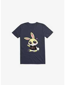 I Hate People Bunny Navy Blue T-Shirt, , hi-res
