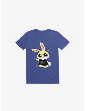 I Hate People Bunny Royal Blue T-Shirt, , hi-res