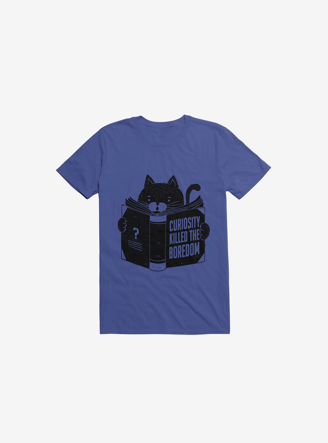 Curiosity Killed The Boredom T-Shirt, ROYAL, hi-res