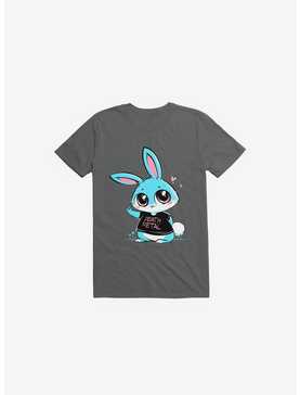 Death Metal Bunny Charcoal Grey T-Shirt, , hi-res