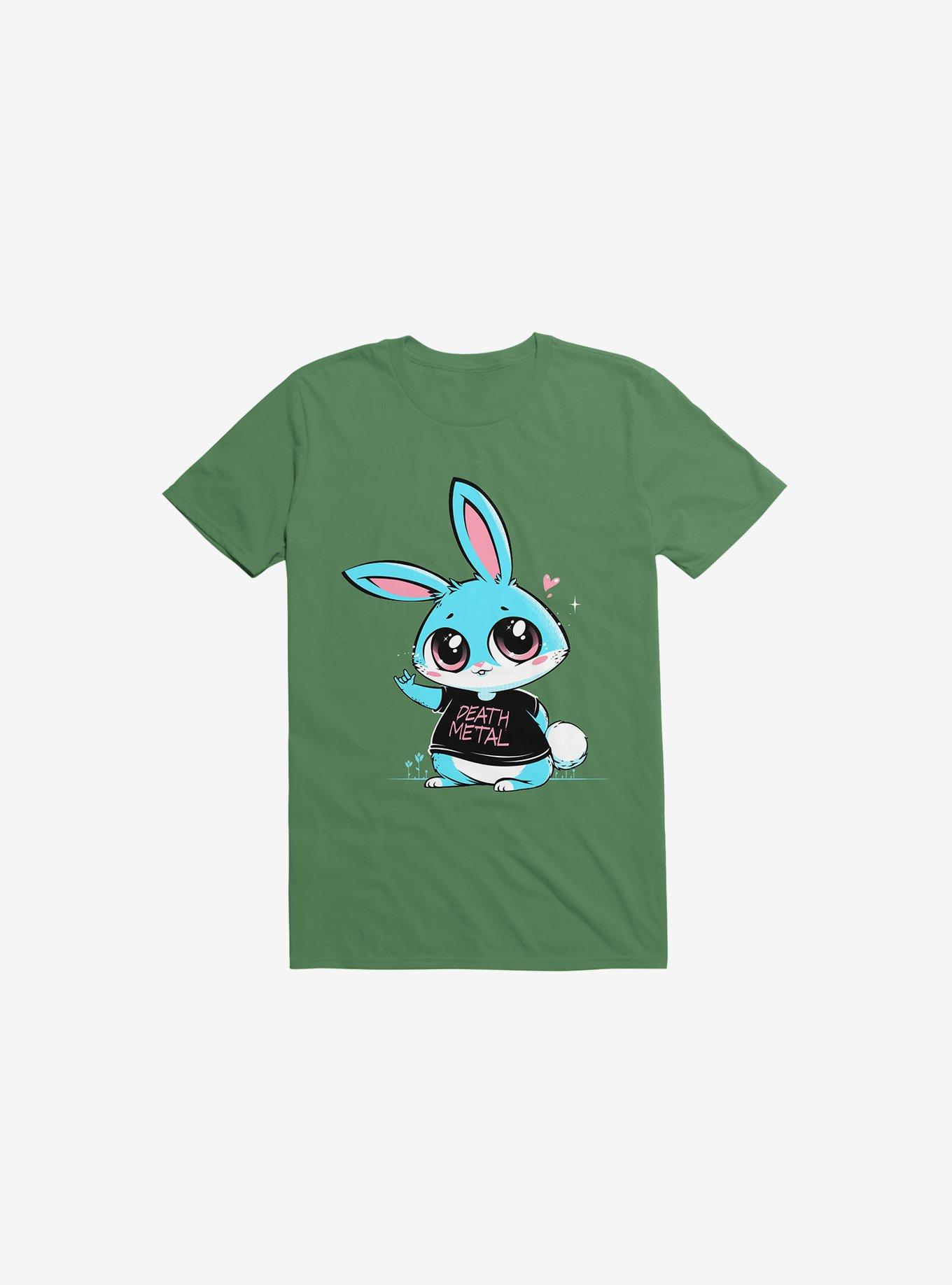 Death Metal Bunny Kelly Green T-Shirt, KELLY GREEN, hi-res