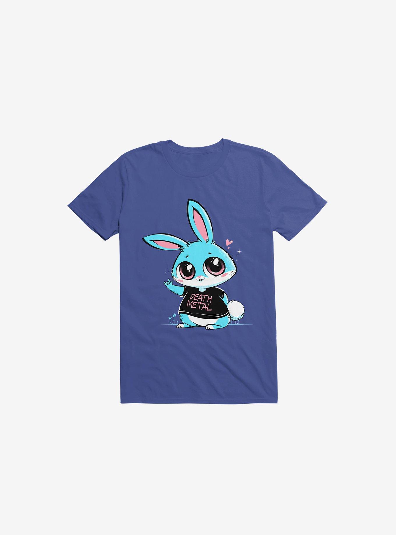 Death Metal Bunny Royal Blue T-Shirt, ROYAL, hi-res