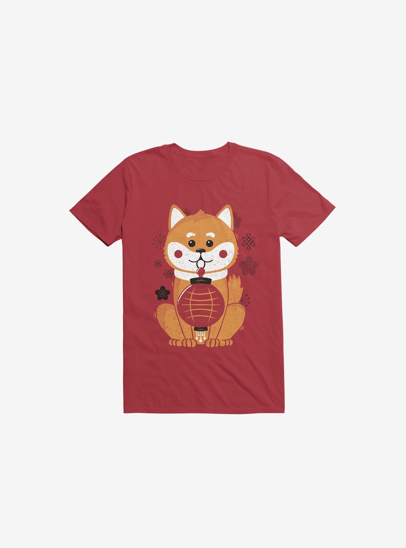 Happy Dog Year Red T-Shirt, , hi-res