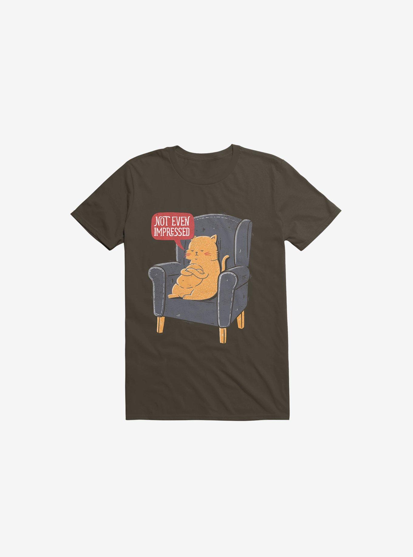 Not Even Impressed T-Shirt, BROWN, hi-res