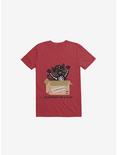 Am I Alive Schr_dinger Cat T-Shirt, RED, hi-res
