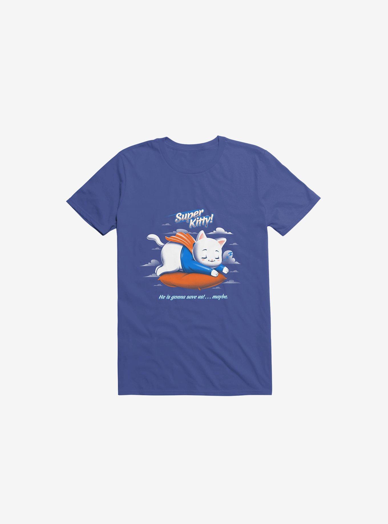 Super Kitty T-Shirt, ROYAL, hi-res