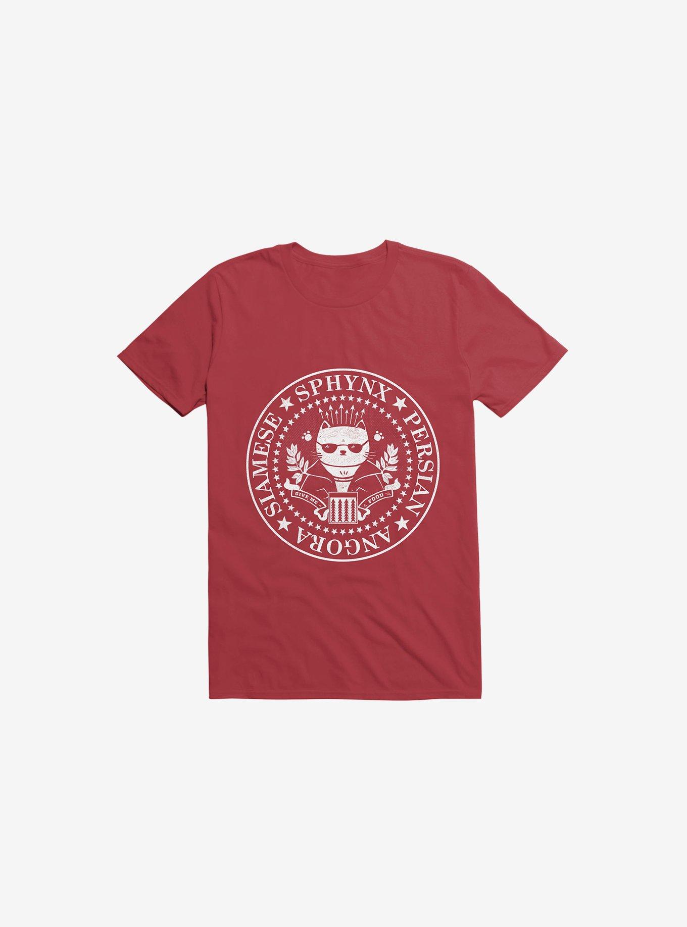 The CatOnes T-Shirt, RED, hi-res