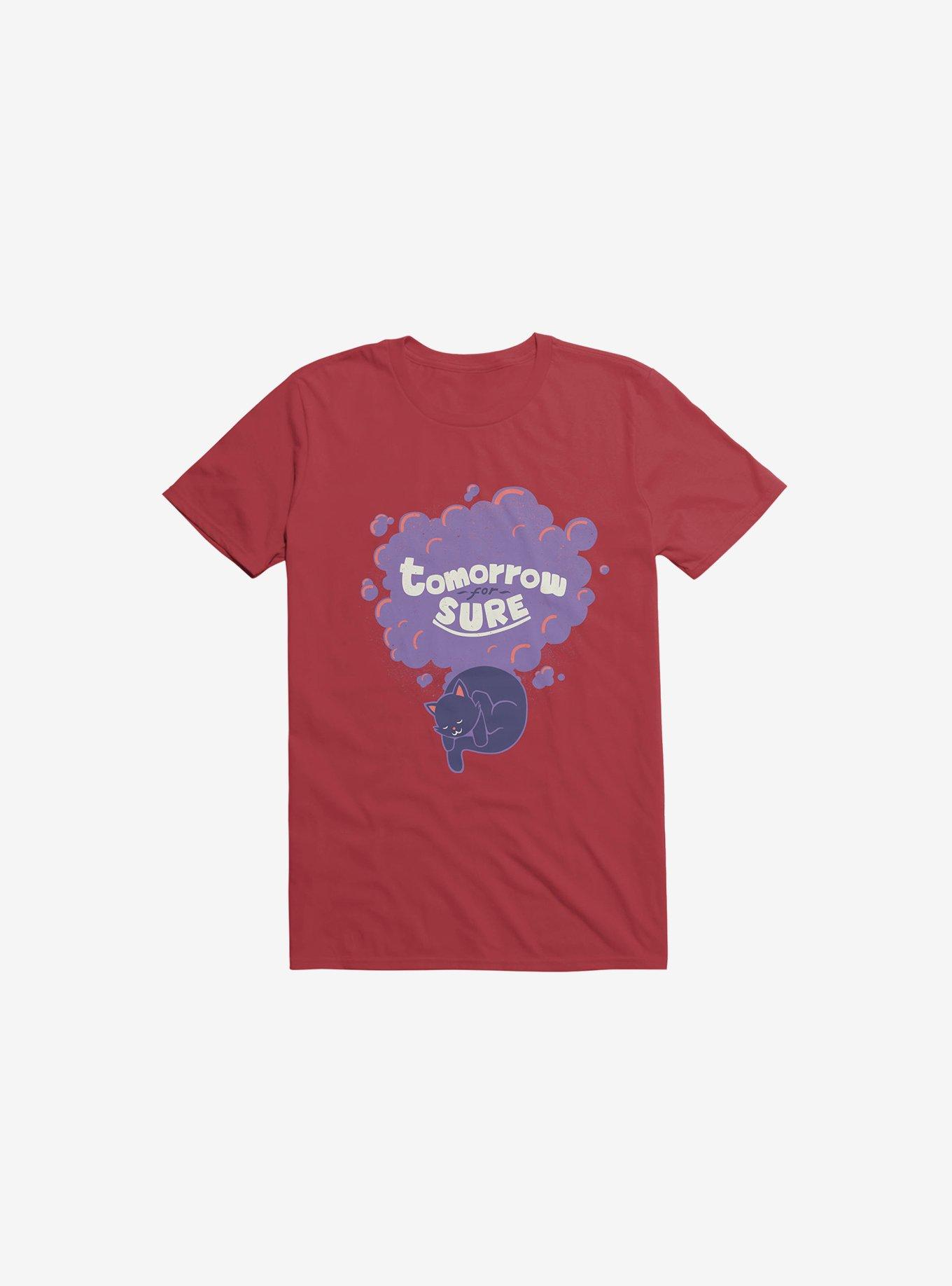 Tomorrow For Sure T-Shirt, RED, hi-res