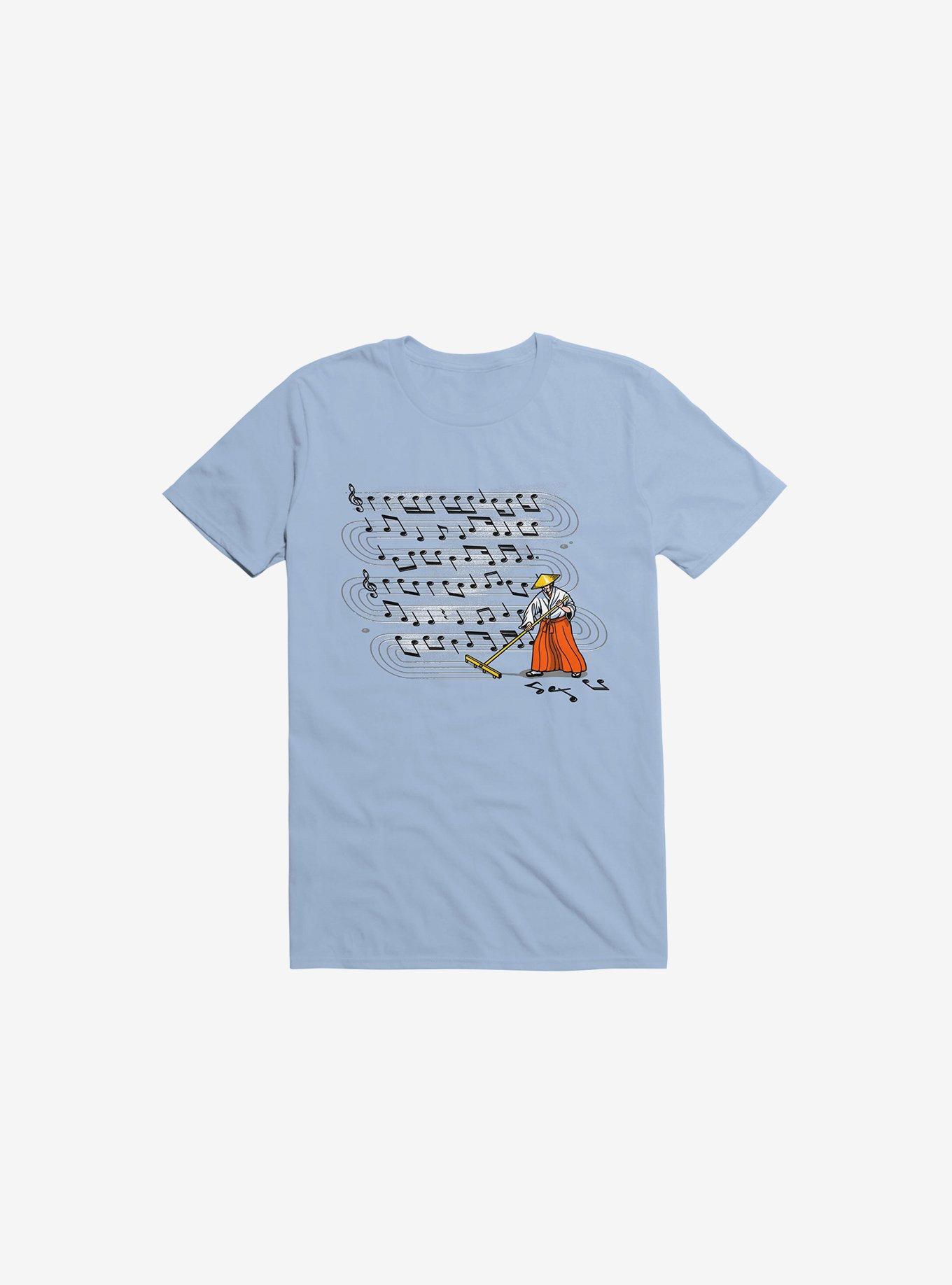 Japanese Zen Garden Song T-Shirt, LIGHT BLUE, hi-res