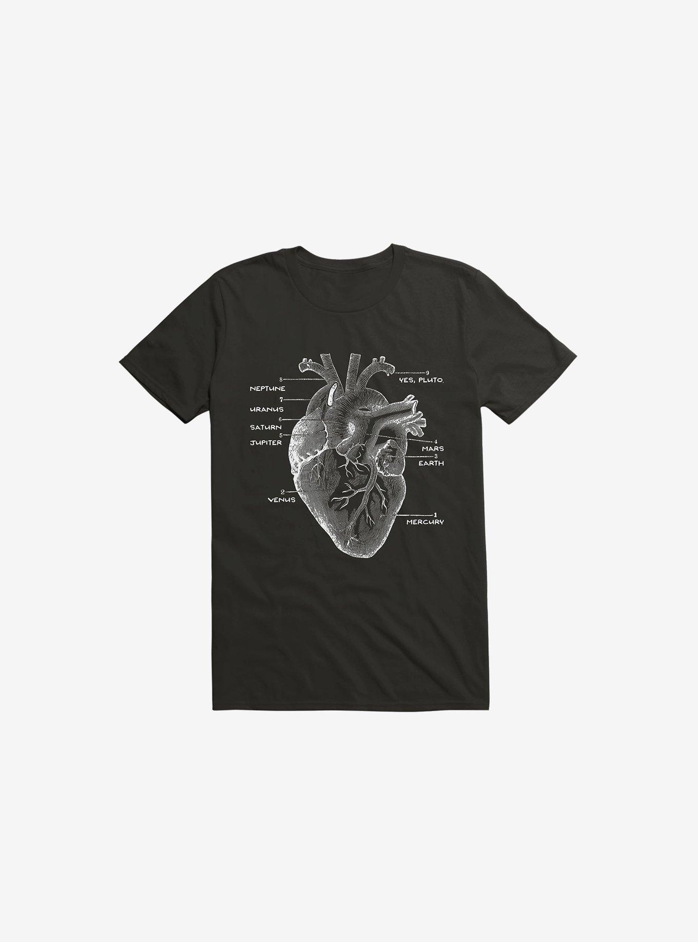 Astro Heart Black T-Shirt, , hi-res