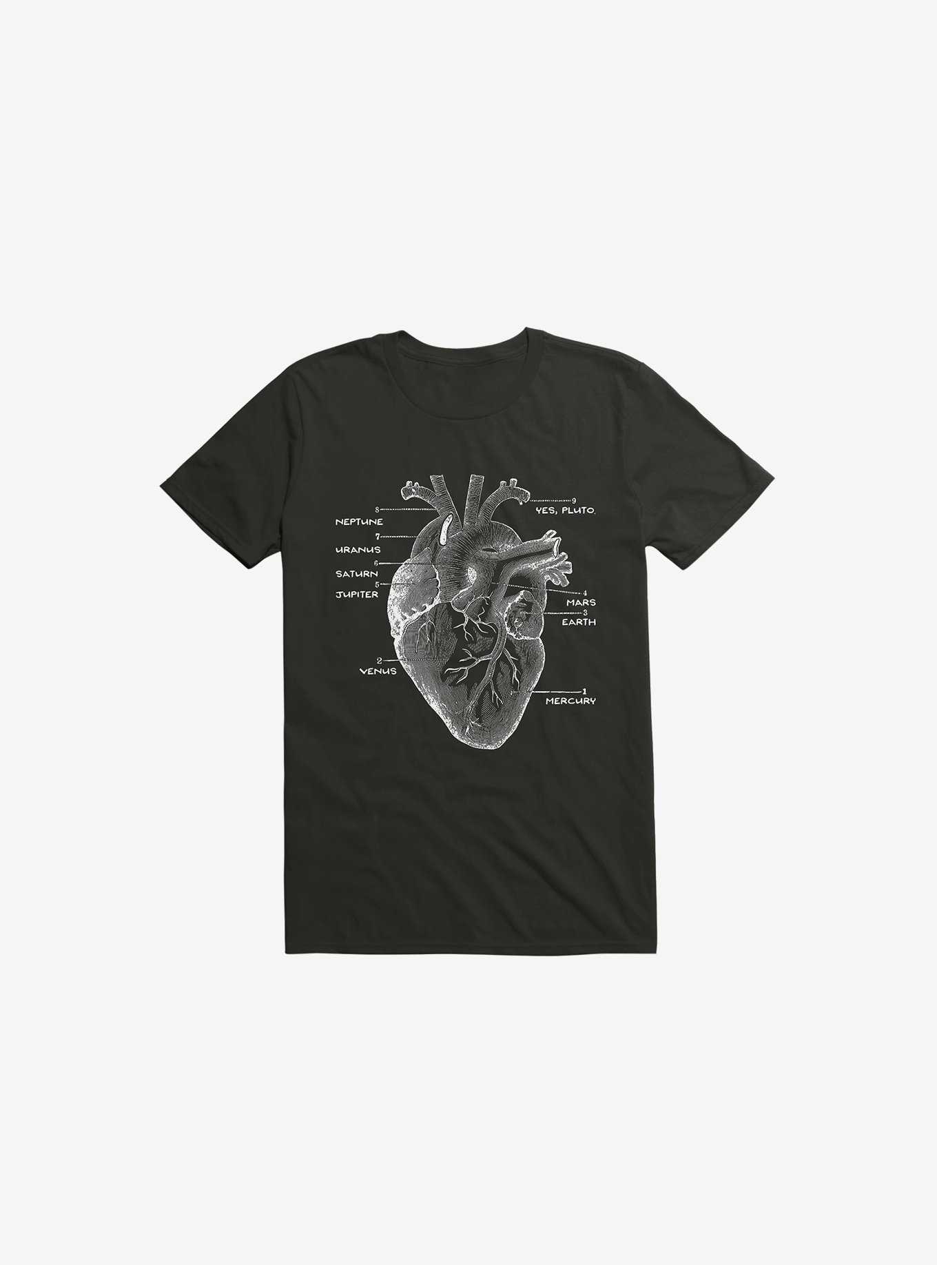 Astro Heart Black T-Shirt, , hi-res