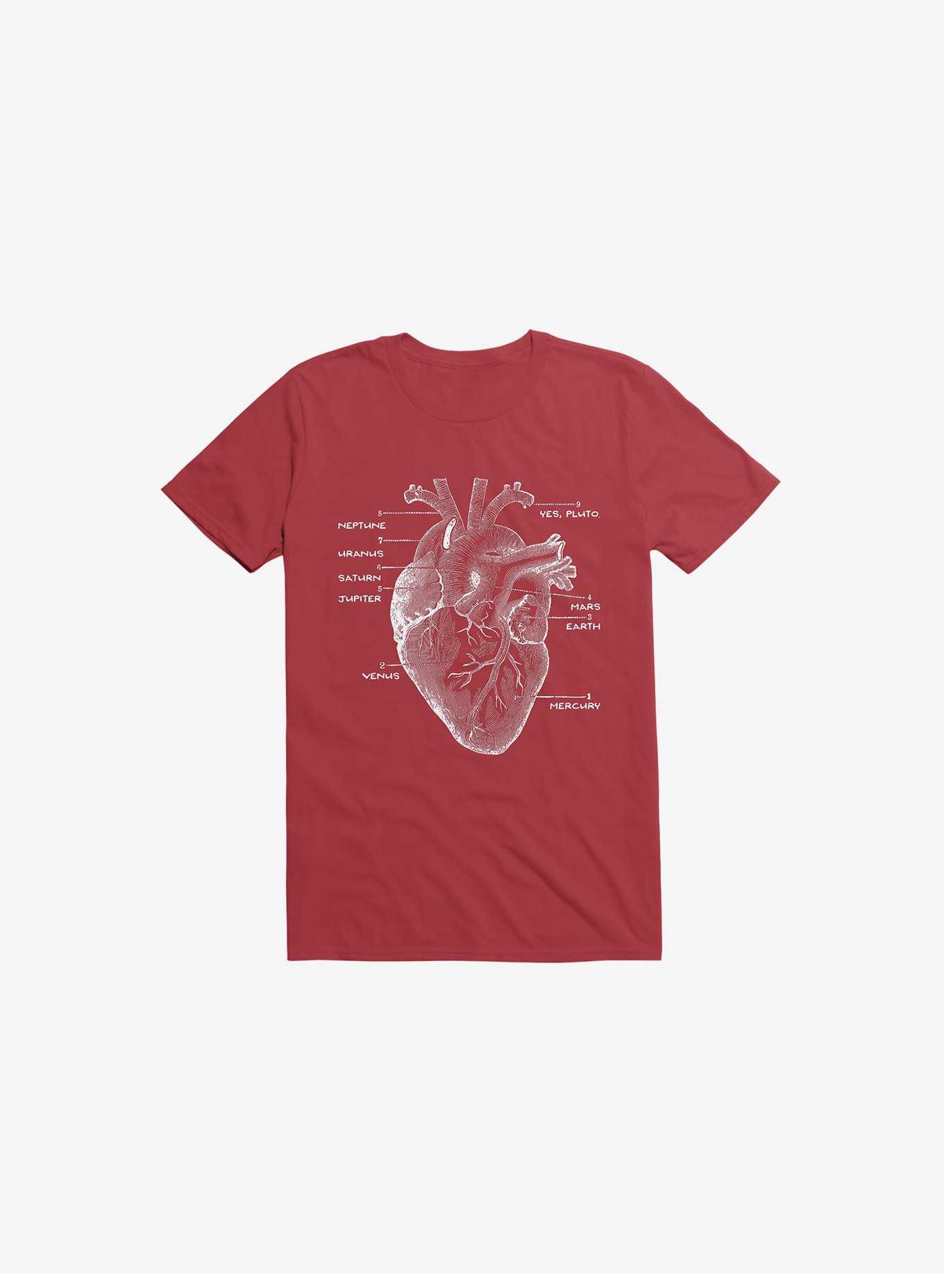 Astro Heart Red T-Shirt, , hi-res