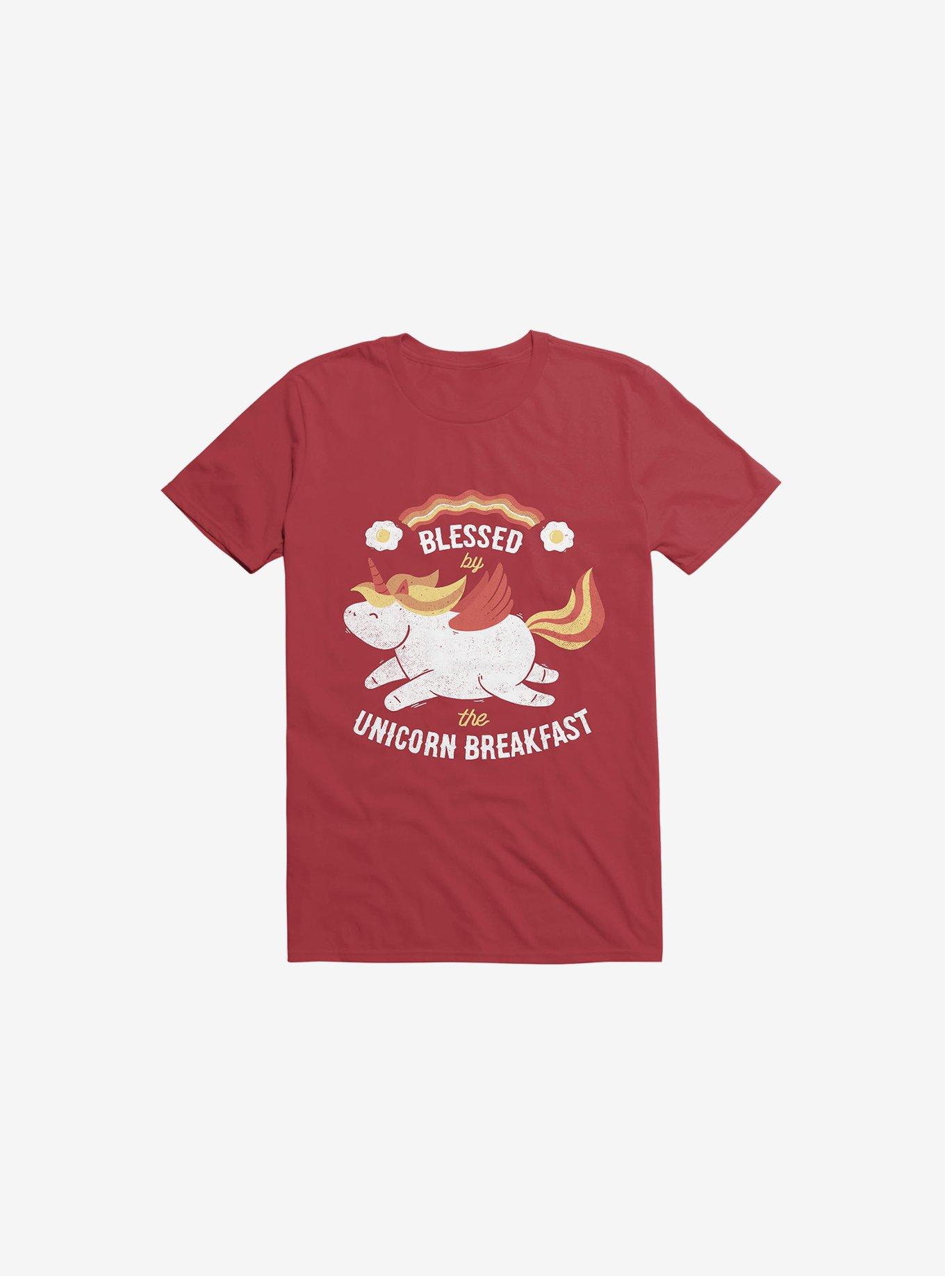 Bacon Breakfast Red T-Shirt, , hi-res