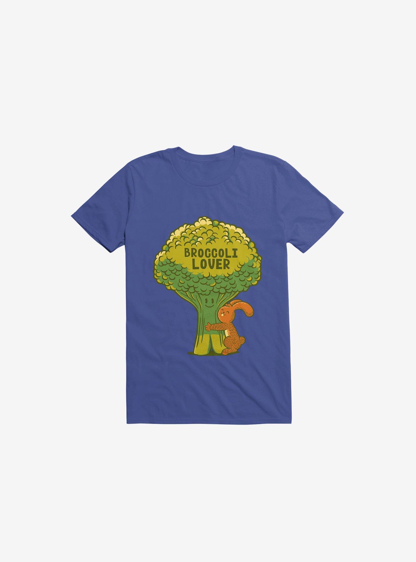 Broccoli Lover Royal Blue T-Shirt, , hi-res