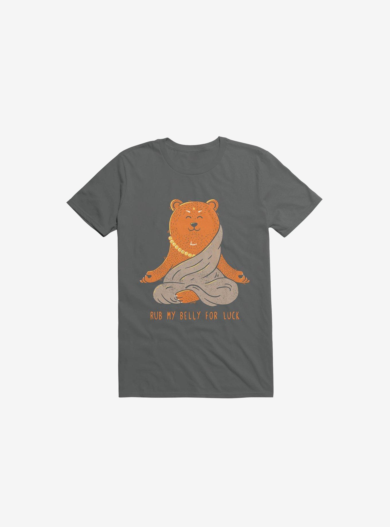 Buddha Bear Charcoal Grey T-Shirt, , hi-res