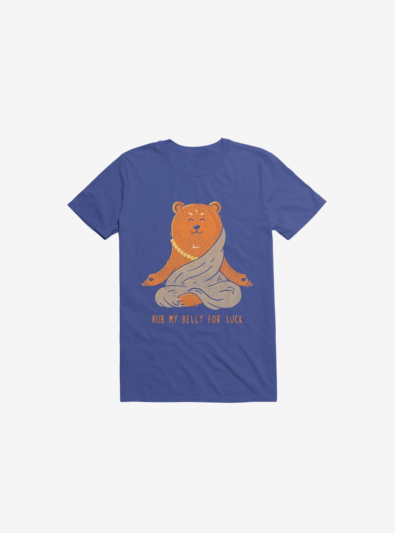 Buddha Bear Royal Blue T-Shirt, ROYAL, hi-res