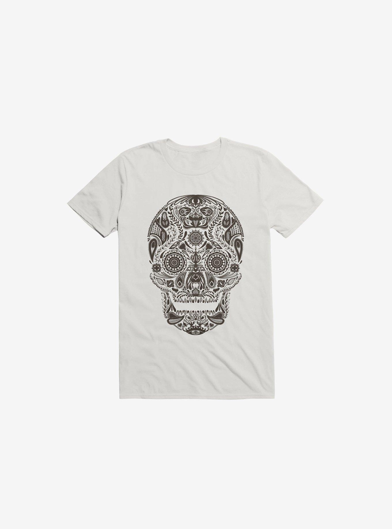 Dia De Los Muertos White T-Shirt, WHITE, hi-res