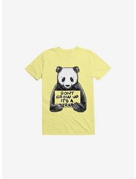 Don't Grow Up It's A Trap Corn Silk Yellow T-Shirt, , hi-res