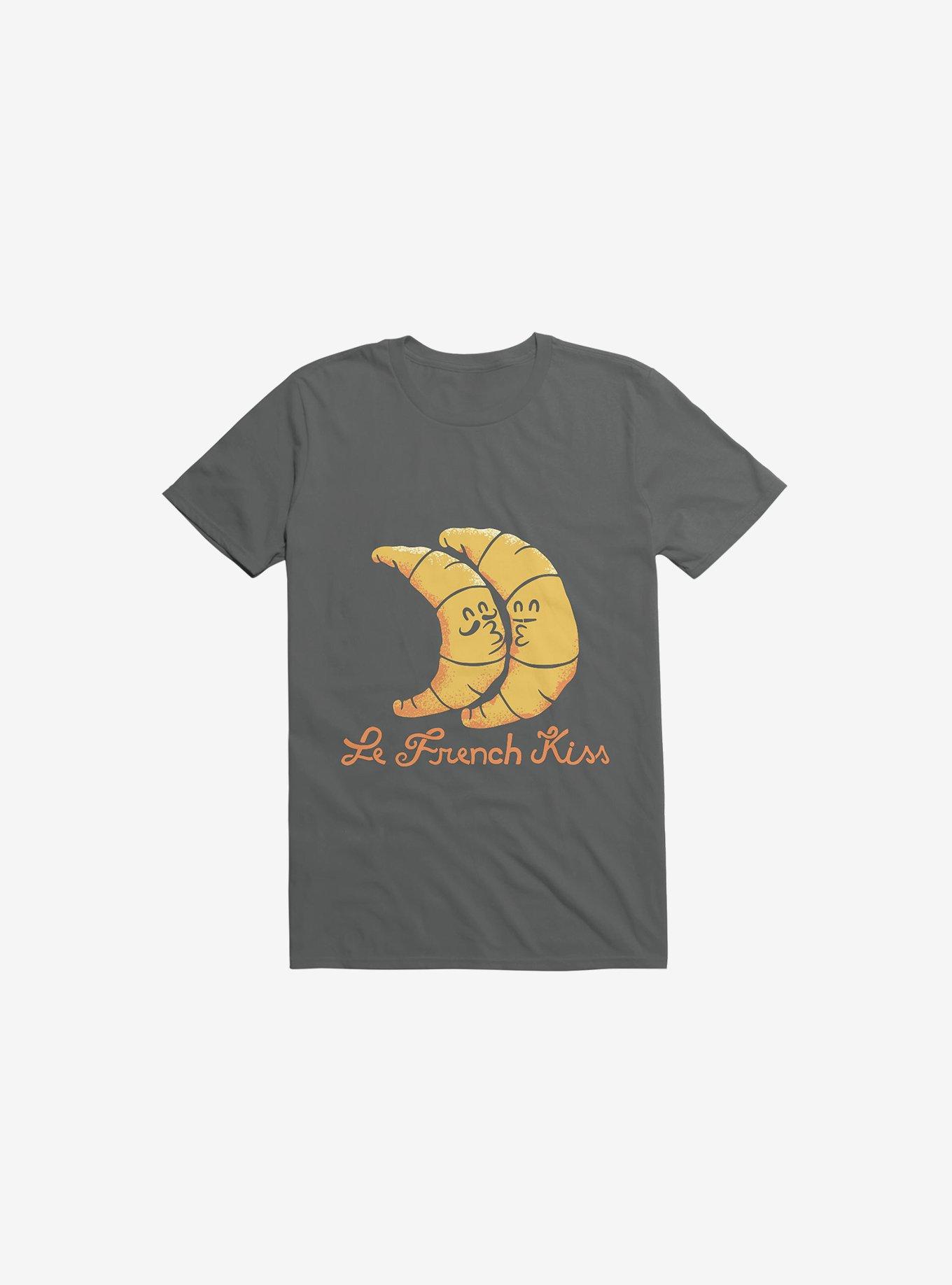 French Kiss 2.0 Charcoal Grey T-Shirt, , hi-res