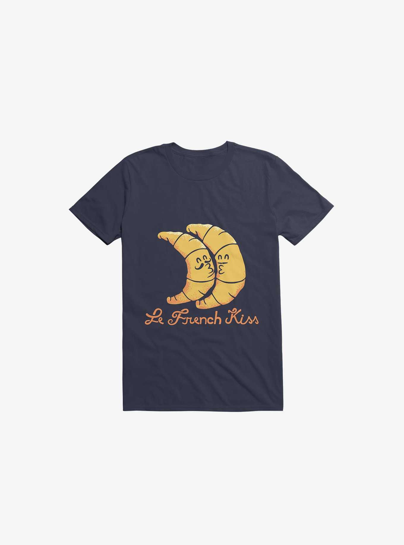French Kiss 2.0 Navy Blue T-Shirt, , hi-res