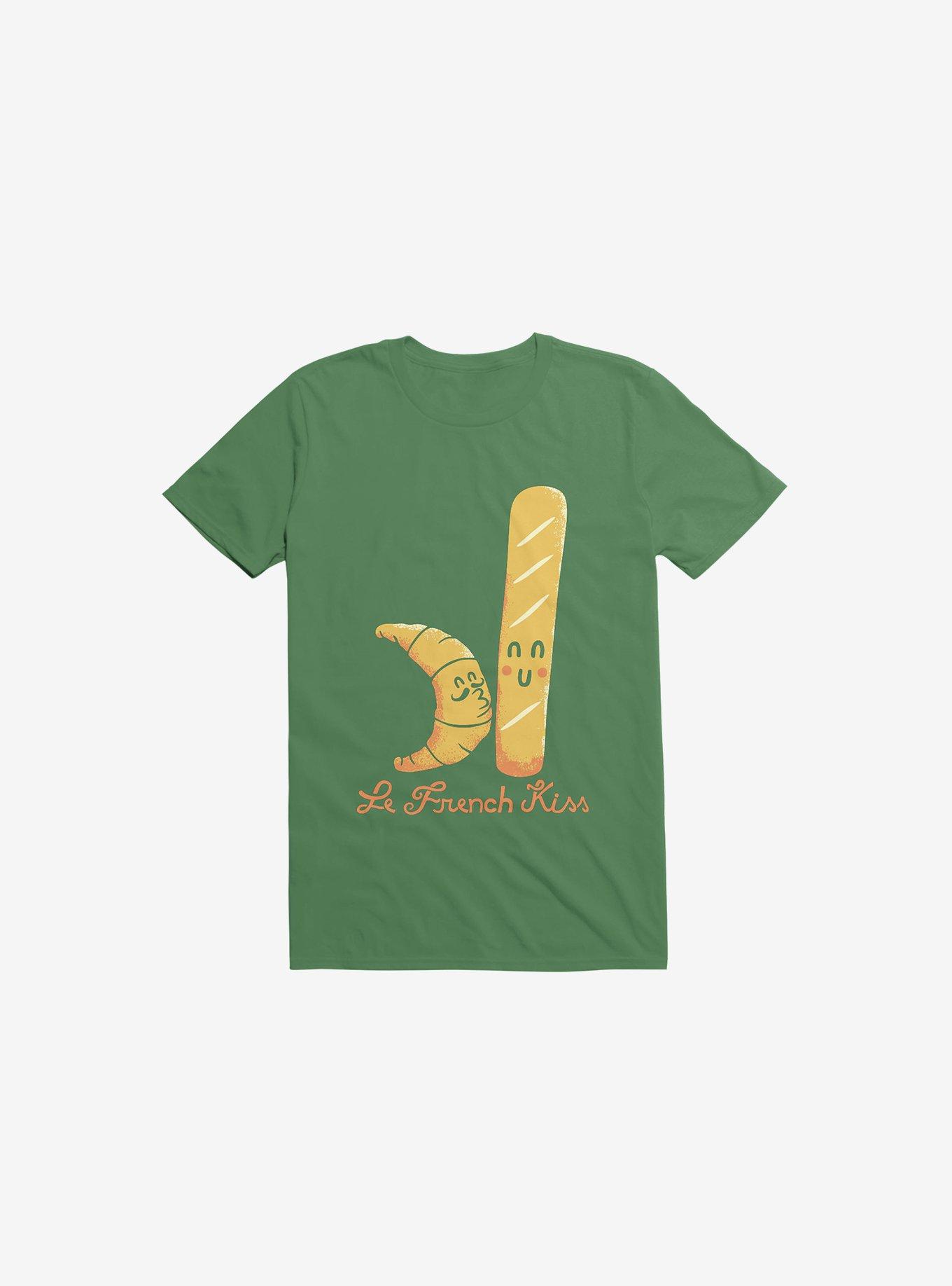 French Kiss Kelly Green T-Shirt, , hi-res