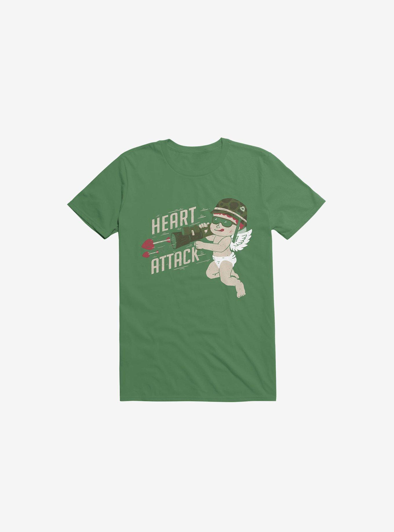 Heart Attack Kelly Green T-Shirt, , hi-res