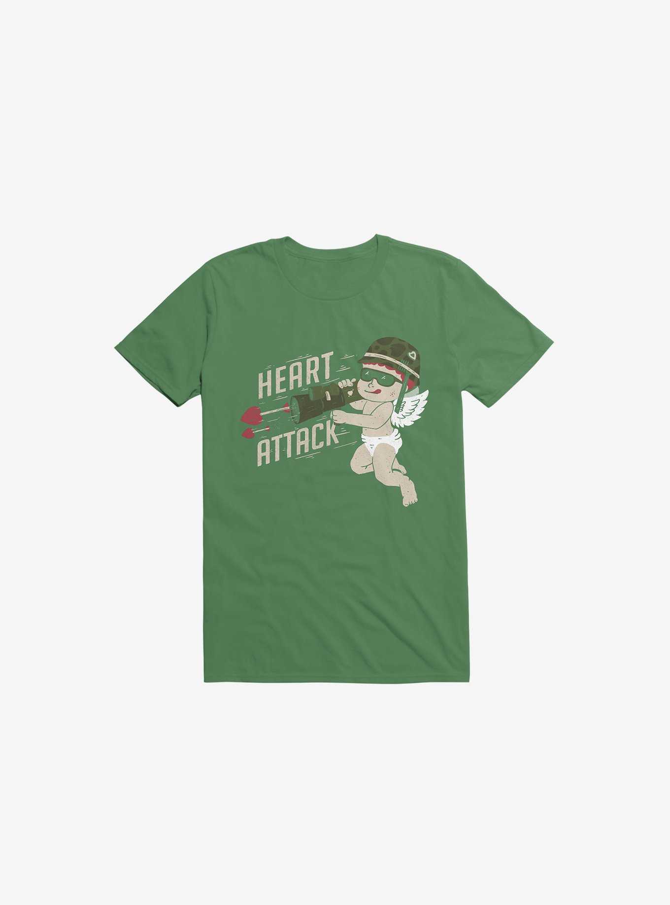 Heart Attack Kelly Green T-Shirt, , hi-res